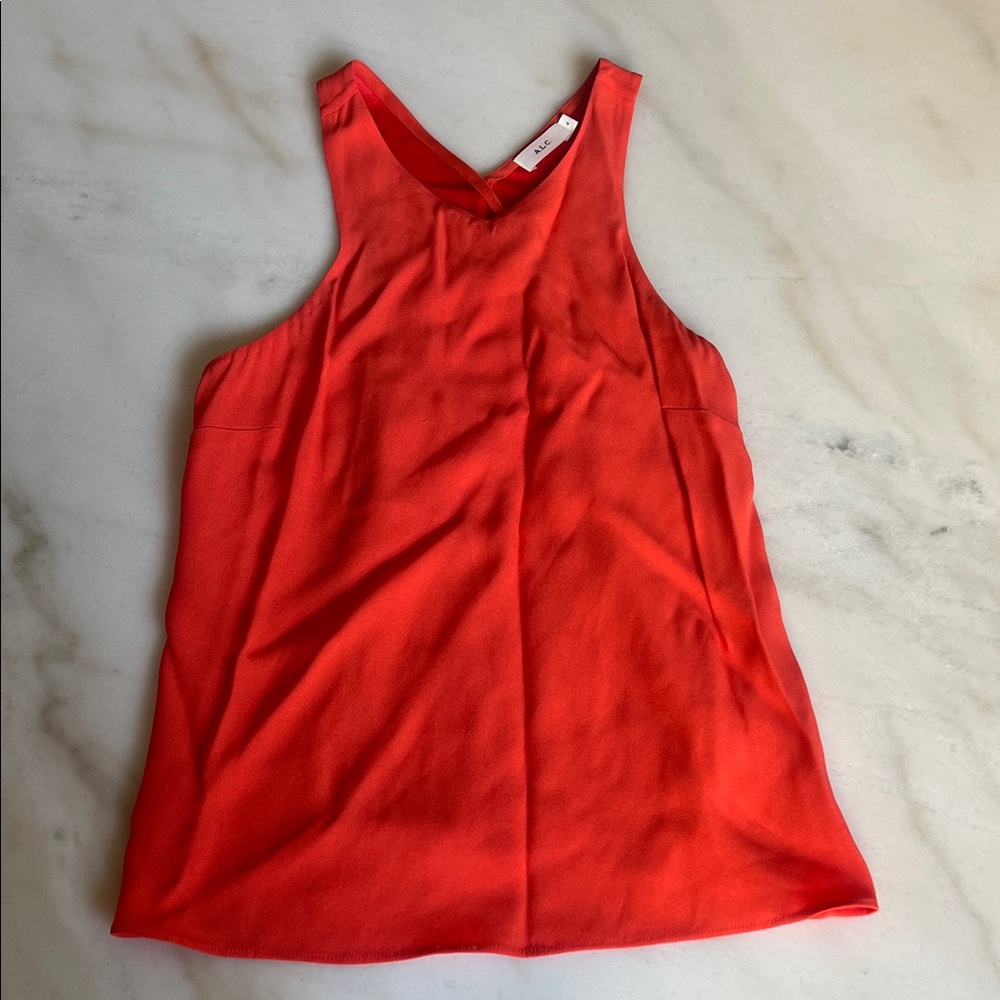 A.L.C. Vibrant Red Tank Top Blouse sz. 4